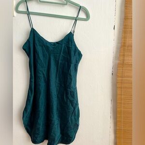 Vintage Gold Label Victoria’s Secret Emerald Green nightgown dress